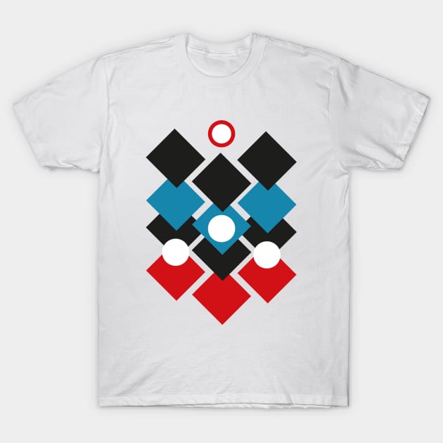 Geometric Robot T-Shirt by The5thElement